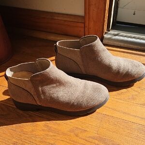 Dr. Scholl's Beige Slip-On Casual Bootie Sz 6